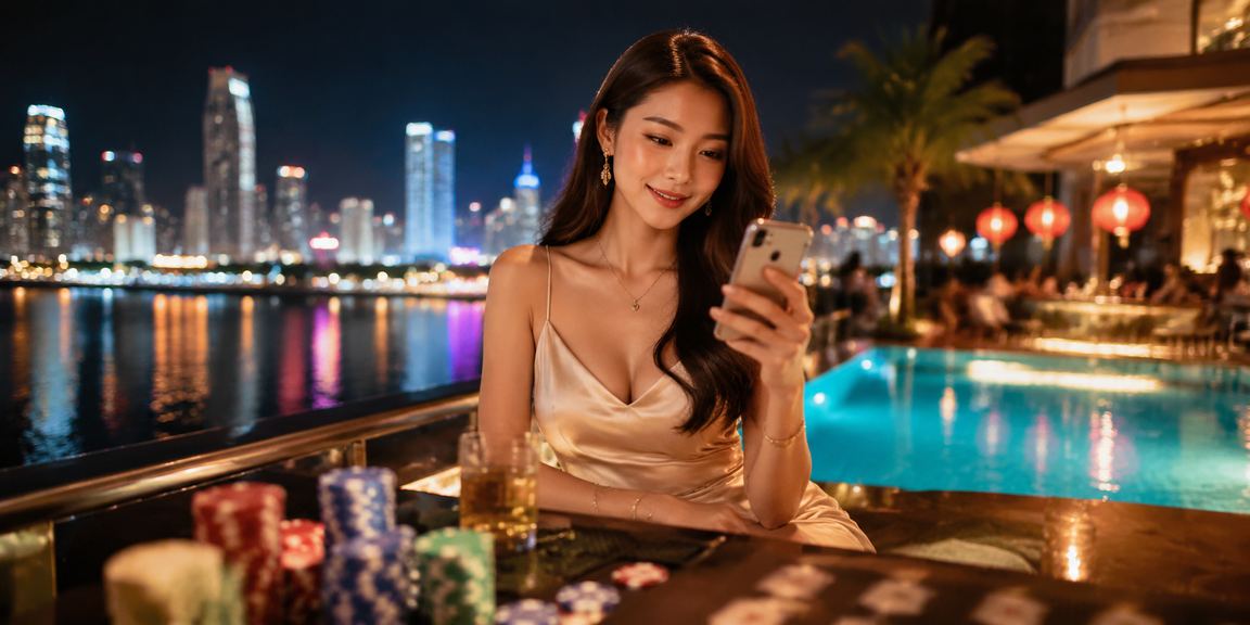 Người chơi sử dụng ví điện tử MoMo nạp tiền tại sự kiện Mũi Né