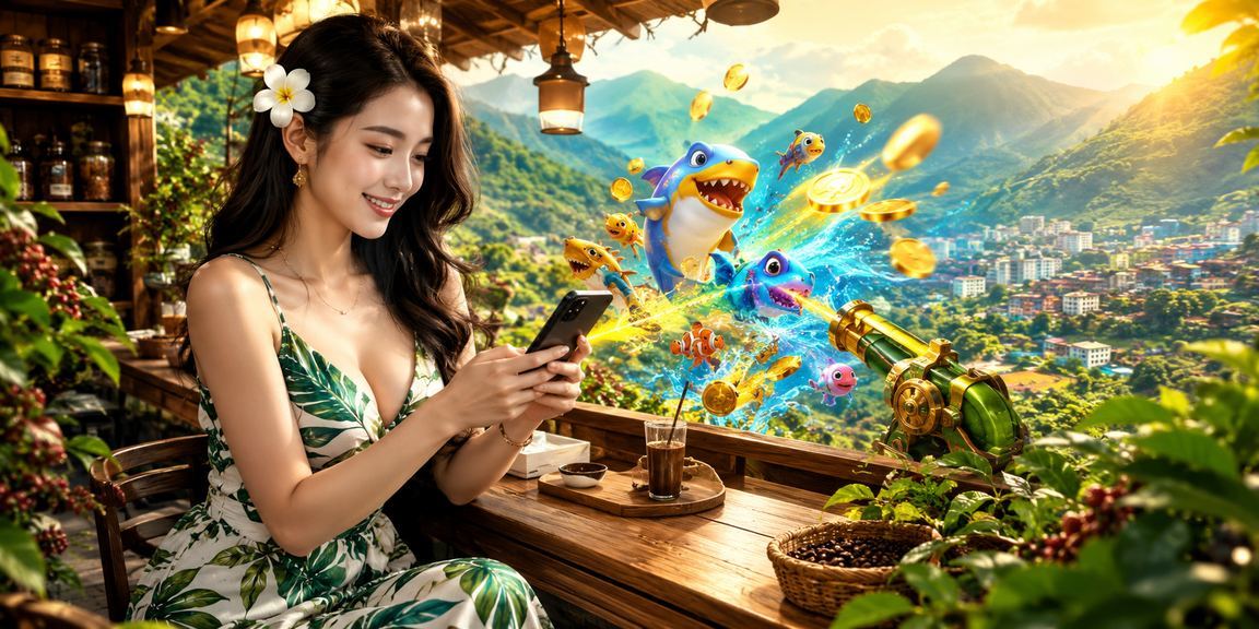 Người chơi cược trực tuyến tại quán cà phê vùng núi Sapa
